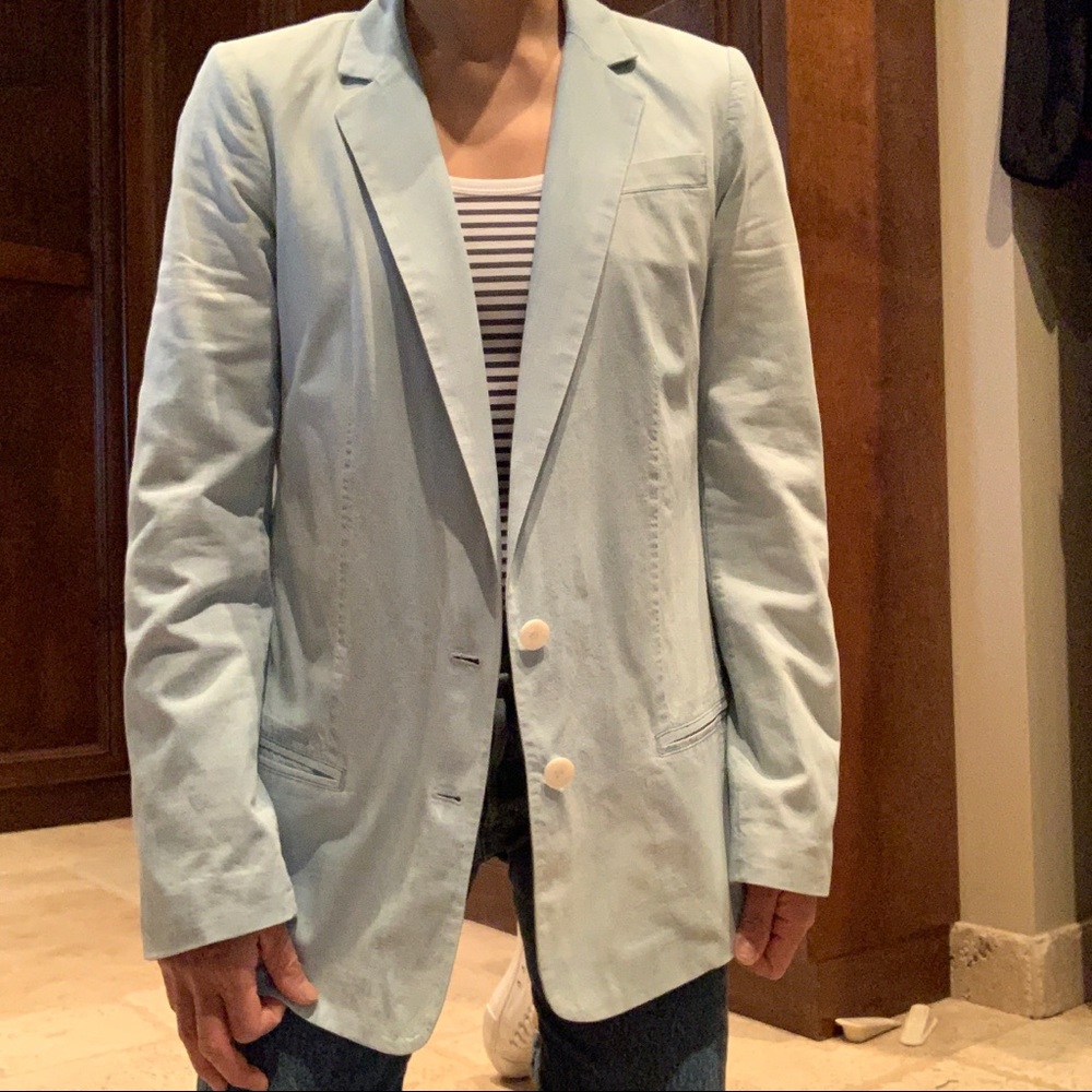 Vintage Club Monaco Oversized Lightweight Denim Blazer